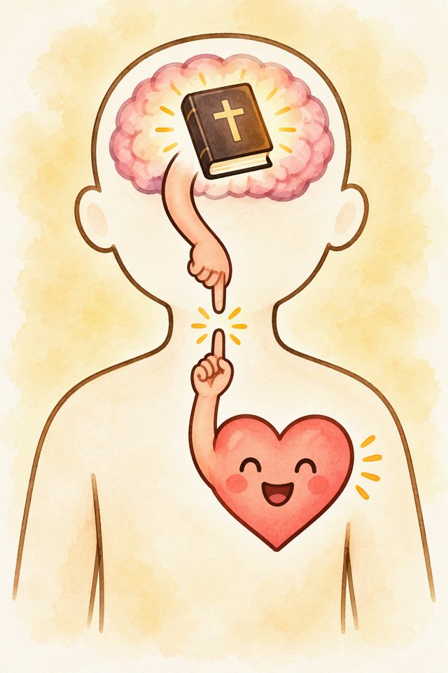 頭腦與心對齊,心裡喜樂